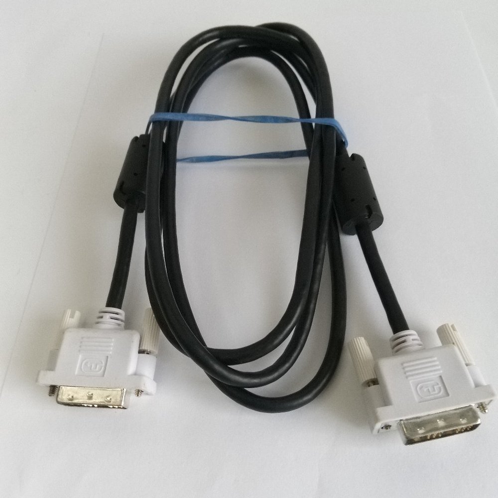 19pin 6ft DVI-M to DVI-M Black Display Cable